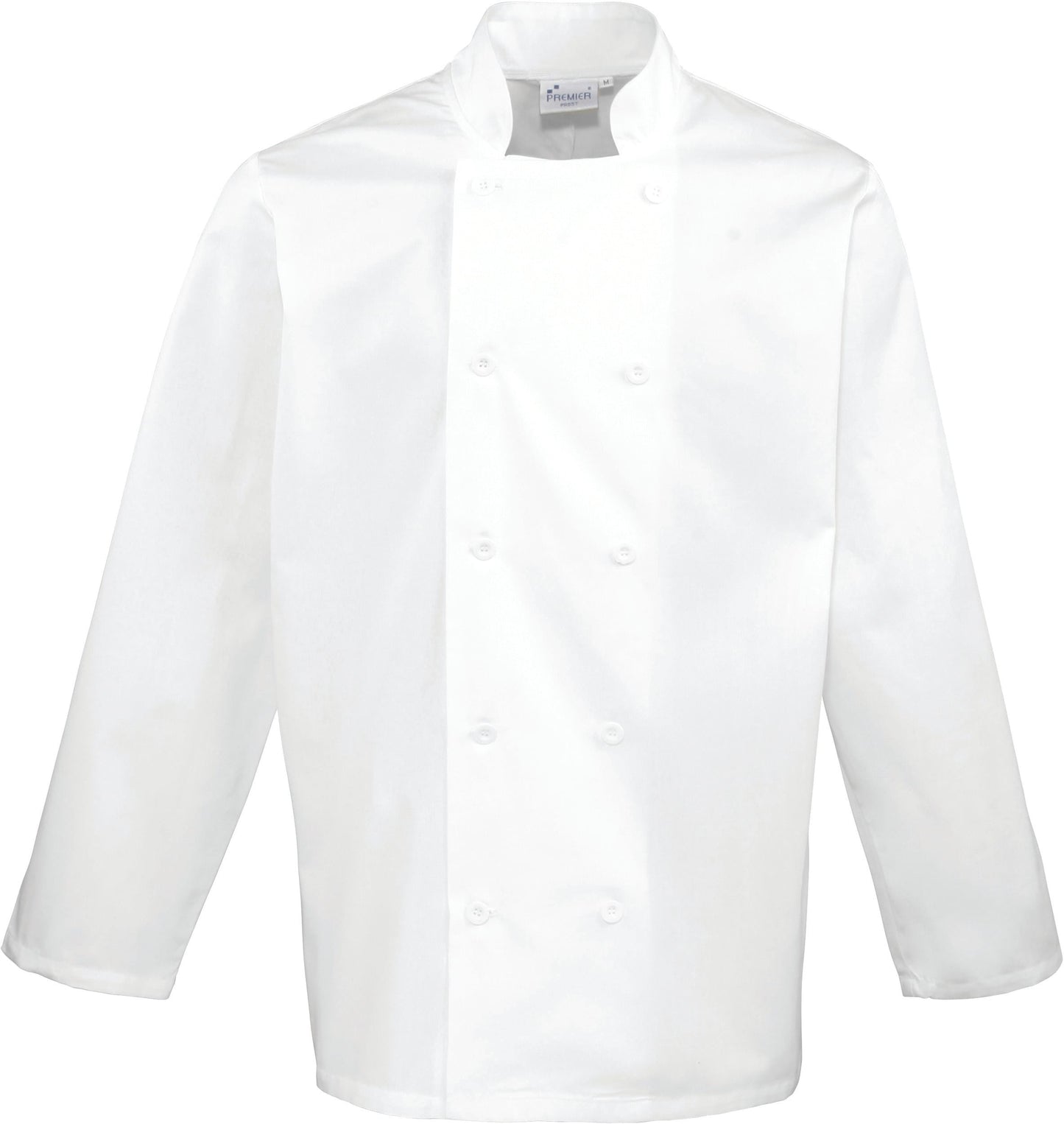 Jaleca de chef unissexo de manga comprida