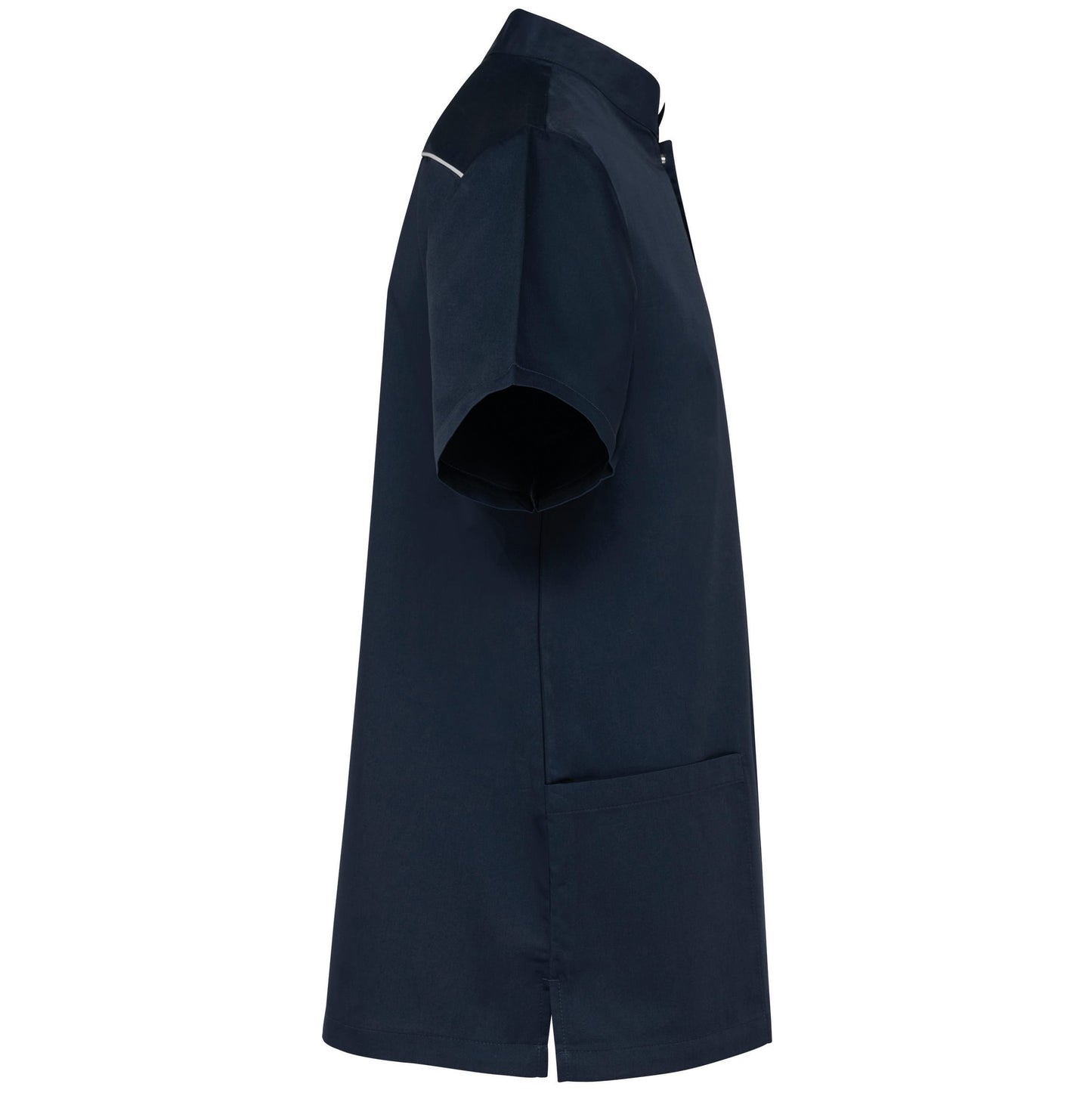 Bata poliéster/algodão com molas de pressão de homem