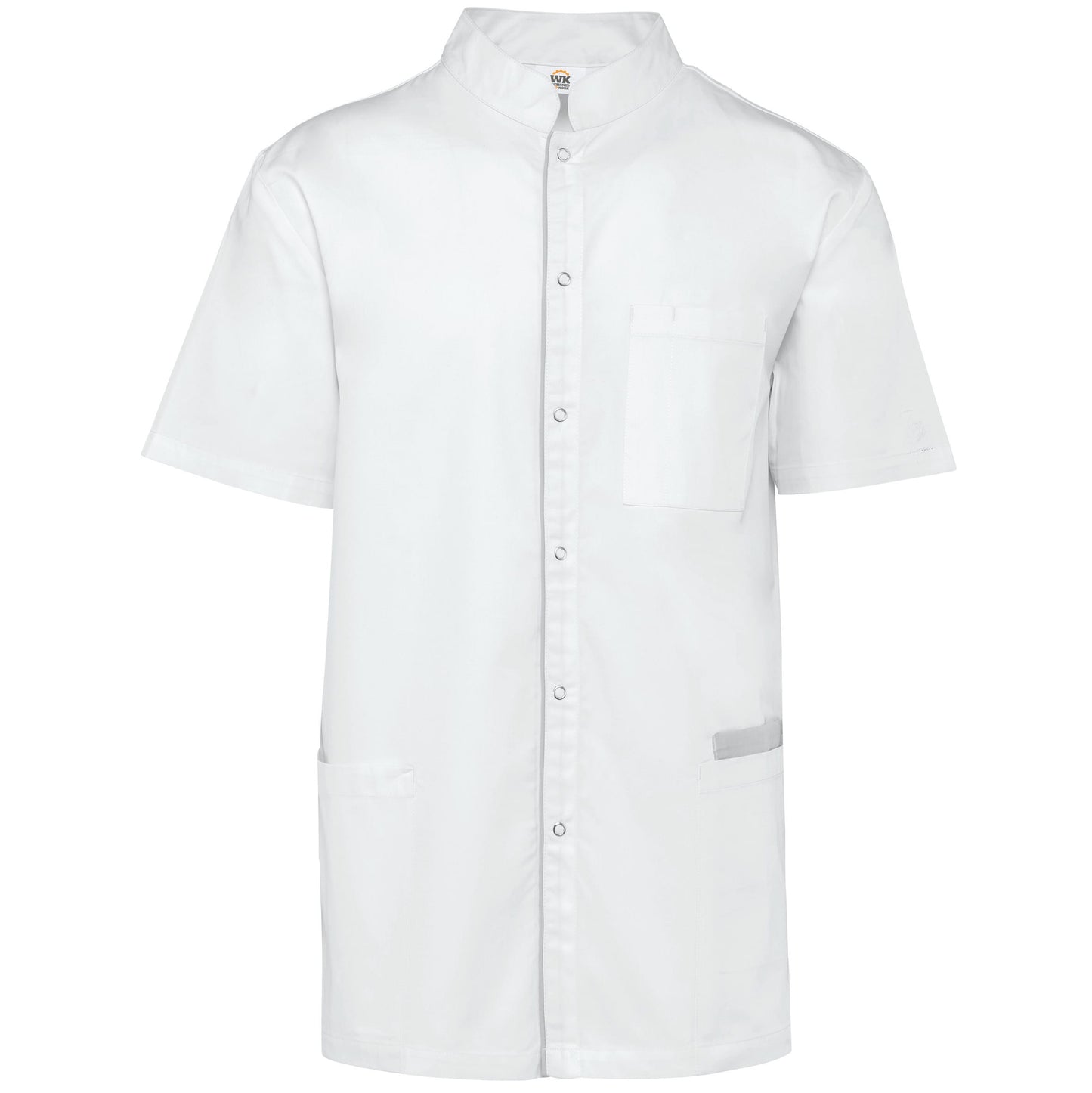 Bata poliéster/algodão com molas de pressão de homem