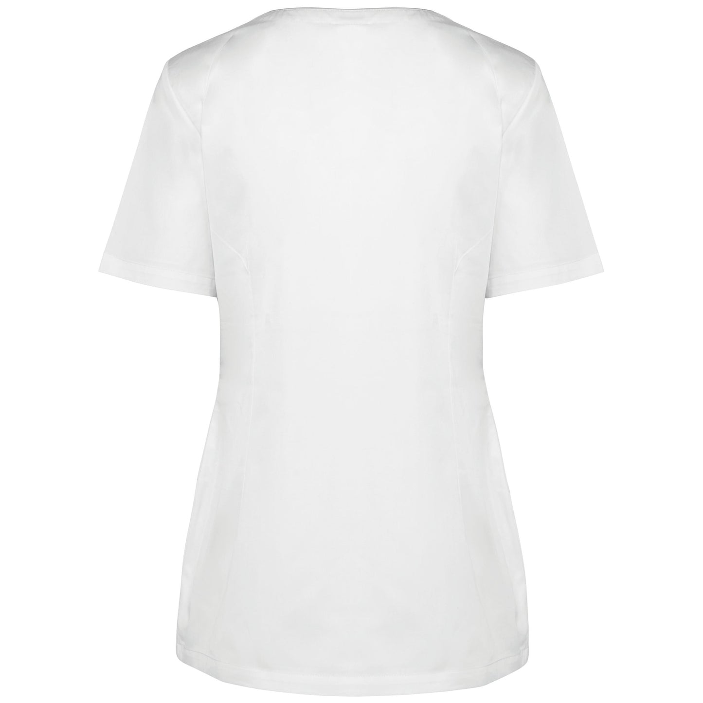 Bata poliéster/algodão com molas de pressão de senhora