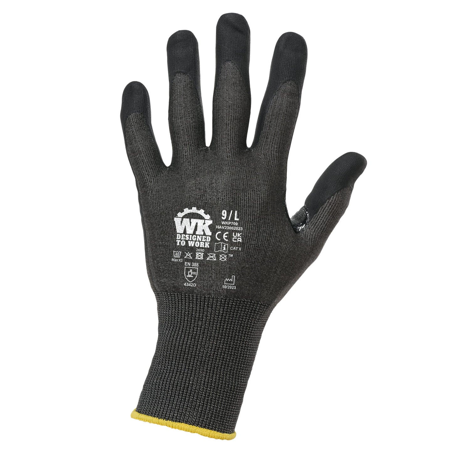 Luvas de protecção contra os cortes e tácteis