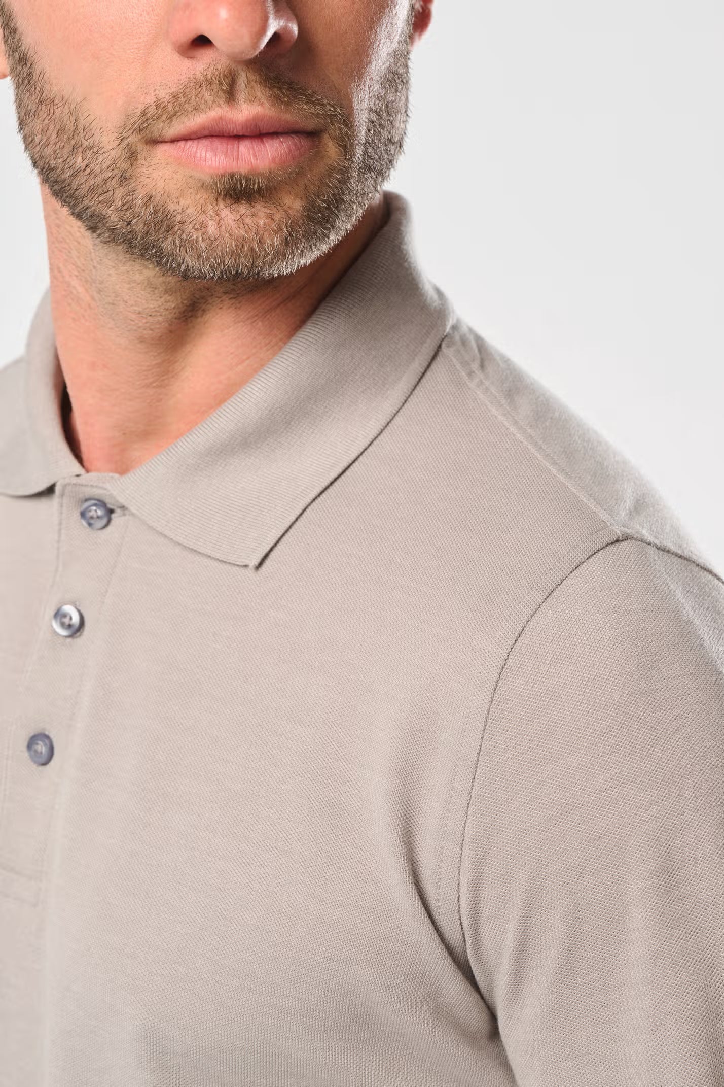 Polo de manga comprida