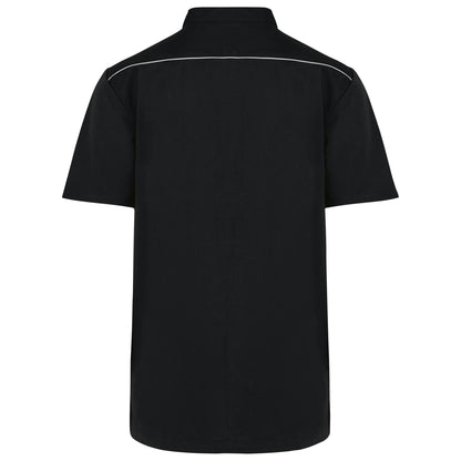 Bata poliéster/algodão com molas de pressão de homem
