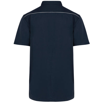 Bata poliéster/algodão com molas de pressão de homem