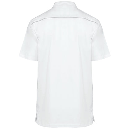 Bata poliéster/algodão com molas de pressão de homem
