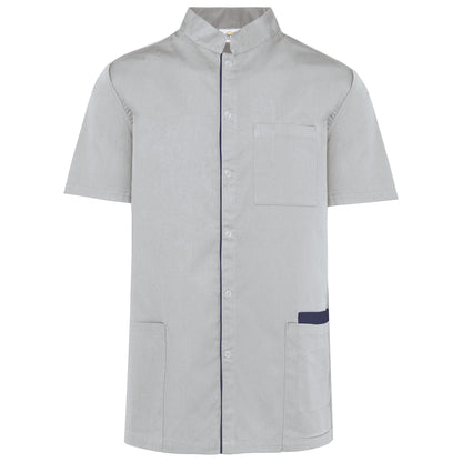 Bata poliéster/algodão com molas de pressão de homem