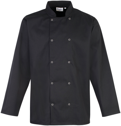 Jaleca de chef de manga comprida