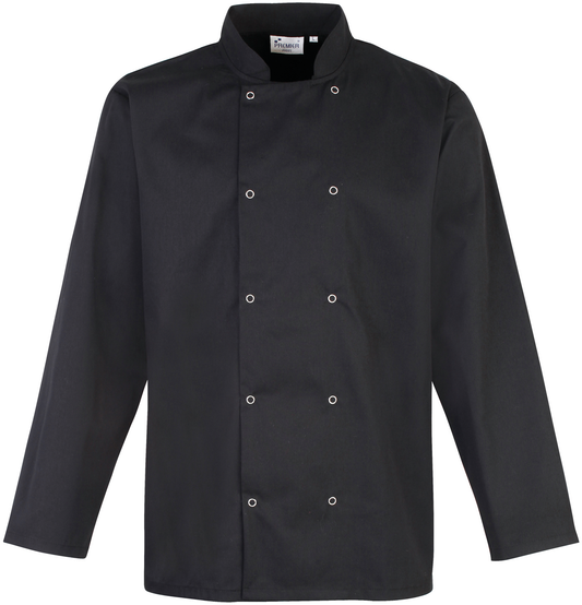 Jaleca de chef de manga comprida